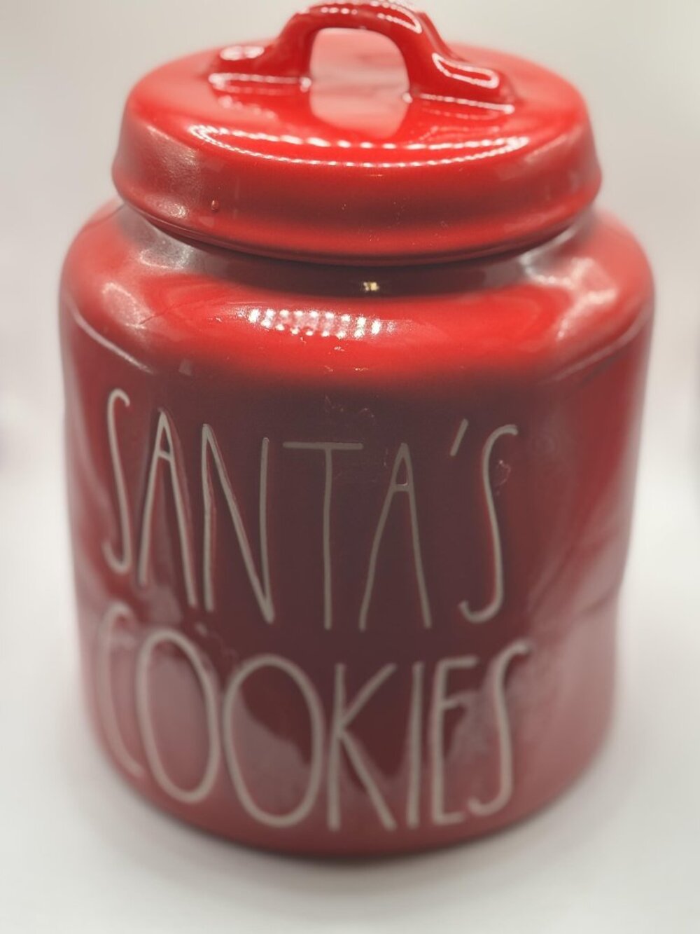 Rae Dunn Artisan Collection By Magenta Merry Christmas Large Cookie Jar